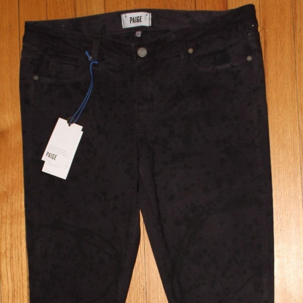 PAIGE CHARCOAL MIDRISE VERDUGO ULTRA SKINNY JEANS